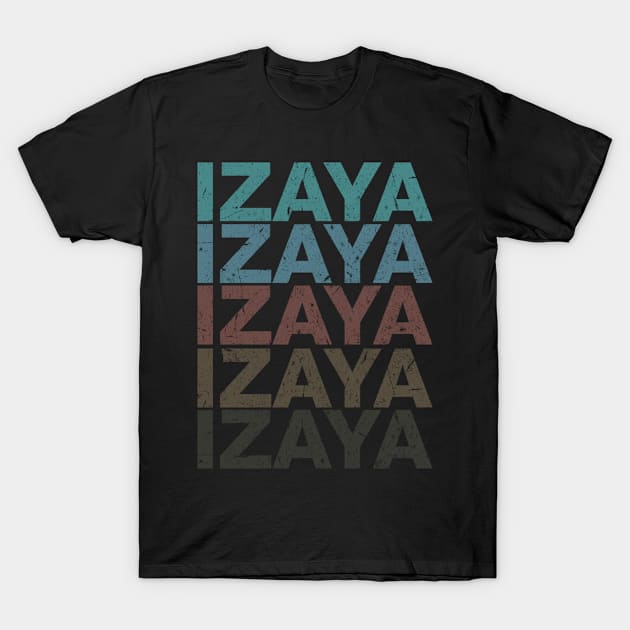 Vintage Proud Name Izaya Personalized Birthday Retro T-Shirt by Beautiful Giant Spider